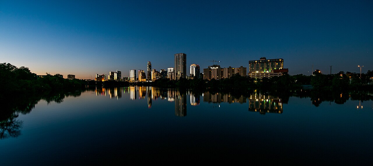 A view of Austin