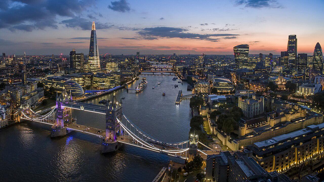 Uma vista de Londres