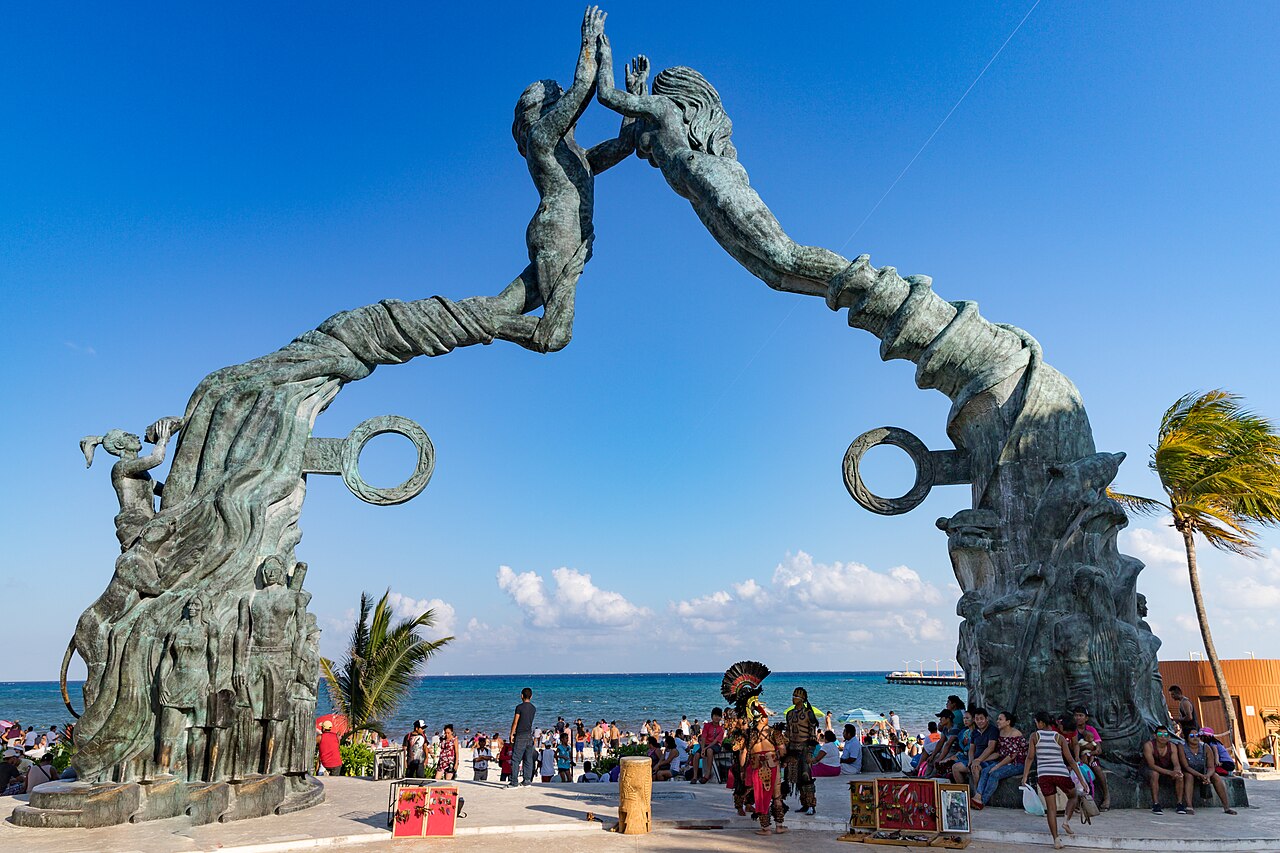 Ein Blick auf Playa del Carmen