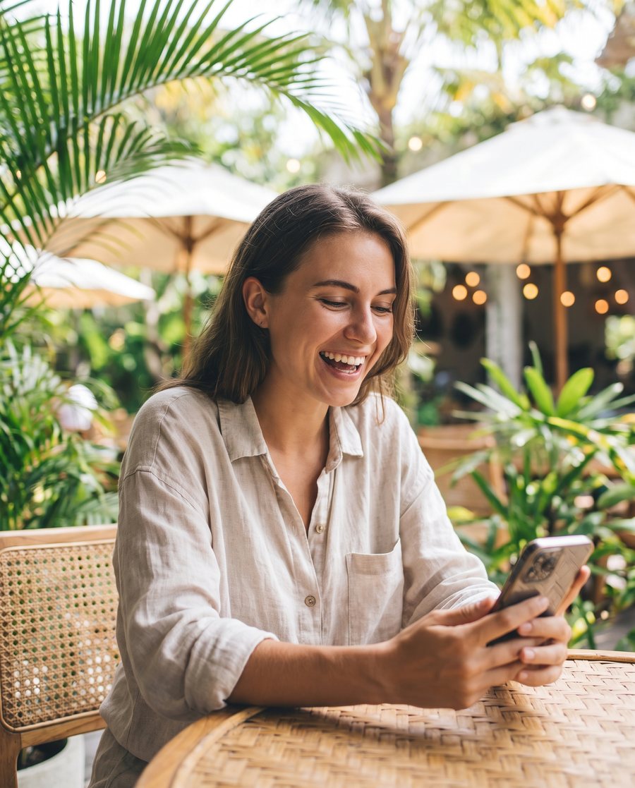 A traveler using the NUM concierge